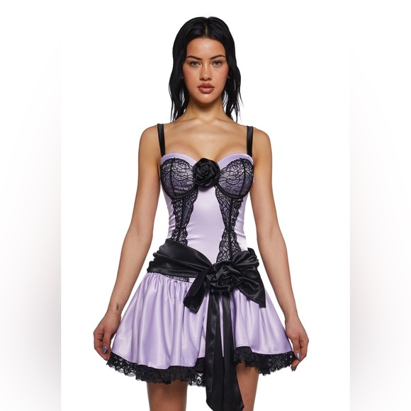 NWT - Dolls Kill - ‘Clandestine Rendezvous Mini Dress’ - XS - Picture 11 of 13